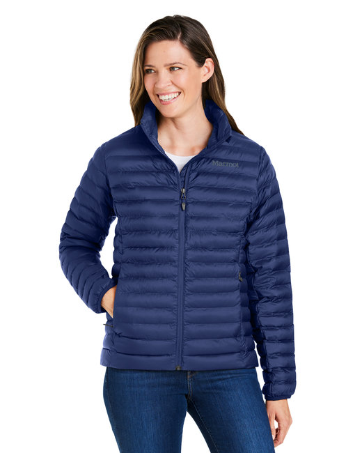 Marmot Ladie's Echo Featherless 100% Recycled Nylon, Polyester Puff Full Zip Jacket With Pockets